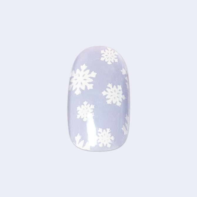 Snowflake Dream - Press-On | Short | Round